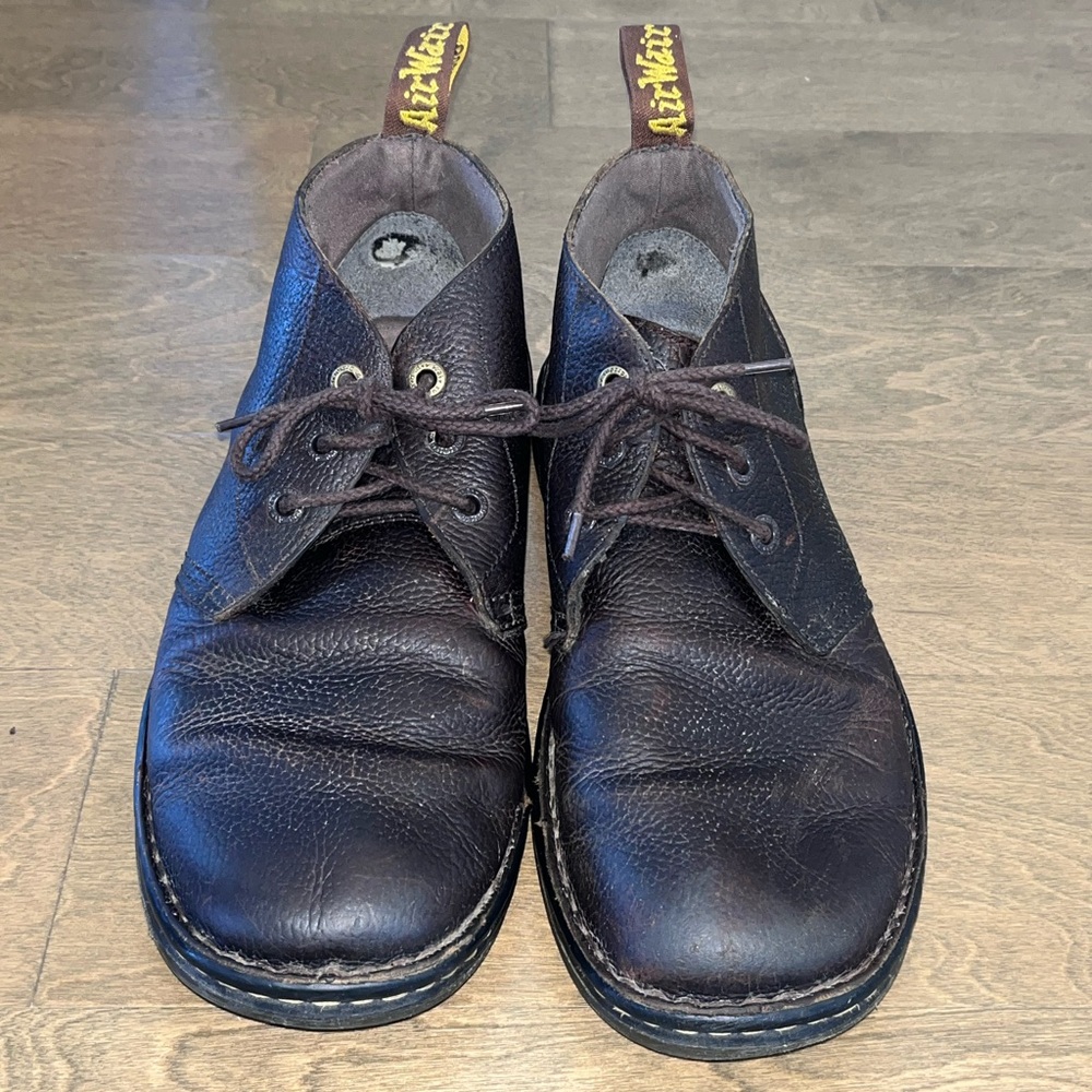 Dr Martens: Men’s Sussex Chukka Slip Resistant Brown Ankle Boots Size 12